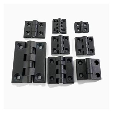 Imagem de Dobradiças 2 peças dobradiça forte equipamento industrial dobradiças de rolamento de porta de armário elétrico dobradiça de armário de móveis fixos (cor: 82 x 103 mm 2 peças)