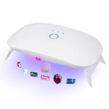 Imagem de Luz UV para Resina Lâmpada de Plegável 24W Comprimento Duplo 365 395nm Suporta Cura Rápida e Função Timer Leve Portátil Moldes Fabricação Bijuterias DIY Artesanato Decoração