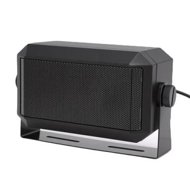 Imagem de Jectse Alto-falante Externo de 5 W, Alto-falante Jack de 3,5 Mm para Transceptor Móvel de Rádio Amador, Com Parafusos de Montagem Plug and Play, Adequado para TYT MD9600 TM281 IC2720H