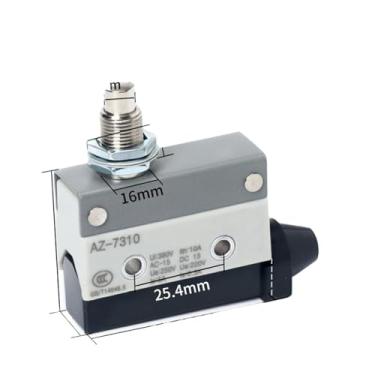 Imagem de Interruptor de limite de viagem prata Big Switch AZ/TZ-7310/7311/7312/7144 Interruptor de botão liga/desliga com autorreinicialização AZ-7121 10A (AZ-7310)