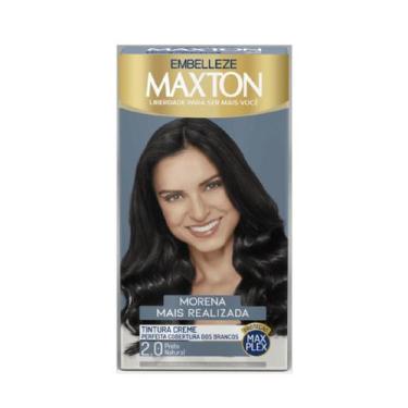 Imagem de Tintura Creme Maxton 2.0 Preto Natural