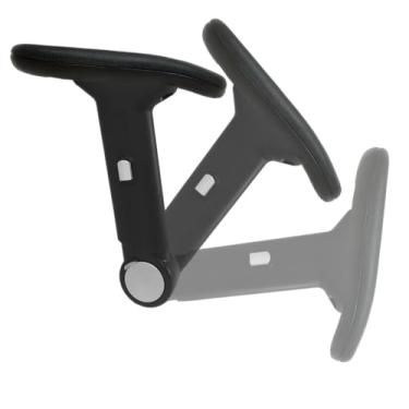 Imagem de Apoio de braço ajustável para cadeira de escritório com almofadas de braço (par) S4761-K - braços de substituição