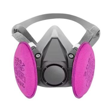 Imagem de Máscara Respiratória Reutilizável De Meio Rosto 6200 Com Filtro 2097 P