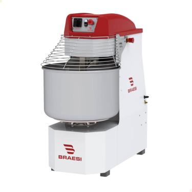 Imagem de Amassadeira Espiral Braesi 60 Litros 2,5/4cv 380V Trifásico Tacho De Inox AES-60/1-2V ST B18447