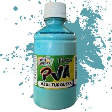 Imagem de Tinta Pva 250ml True Colors - Cores Frias, AZUL TURQUESA - 7241