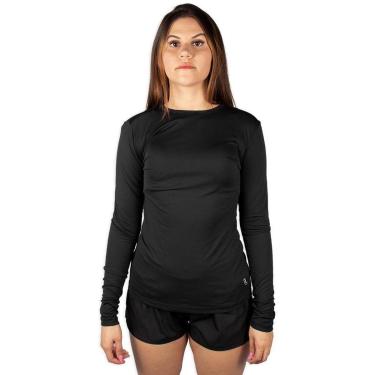 Imagem de Camiseta Lupo Repelente Proteção UV Feminina Preta-Feminino