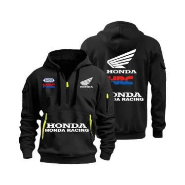 Imagem de Hoodie Masculino De Outono Inverno Com Múltiplos Bolsos E Zíper, Roupa