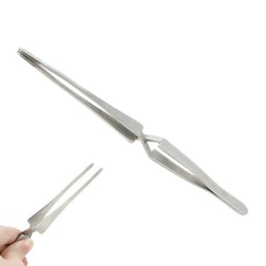 Imagem de Pinça De Ação Reversa Com Trava Cruzada Em Aço Inoxidável Antiderrapan