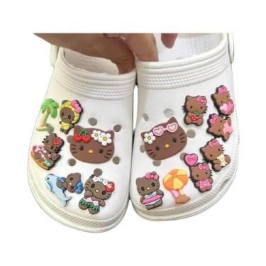 Imagem de Sandálias De Verão Para Meninos E Meninas Com Decorações De Gato Marro