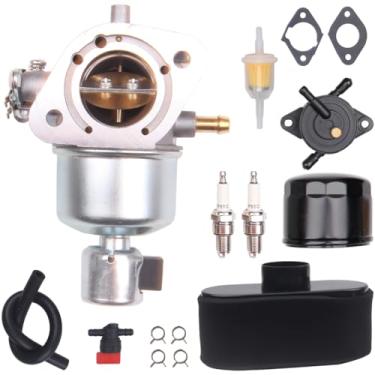 Imagem de Goodbest Novo carburador com filtro de ar, filtro de óleo, bomba de combustível, kit de manutenção completo compatível com cortador John Deere Z530M Z530R Z540M Z540R Z730M ZTrak