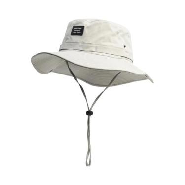 Imagem de Chapéu Bucket Unissex De Aba Larga Para Proteção Solar No Verão, Ideal