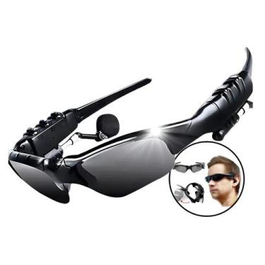 Imagem de Óculos De Sol Com Mp3 Dobrável Preto COR:PRETO - MIEMAY KIDS, Preto