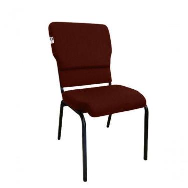 Imagem de Cadeira Empilhável Para Igrejas Evangélicas Linha Church Vermelho