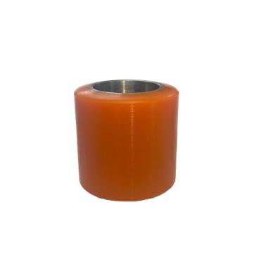 Imagem de Roda de Ferro com Poliuretano de Carga Dupla 74mm x 74mm para Rolament