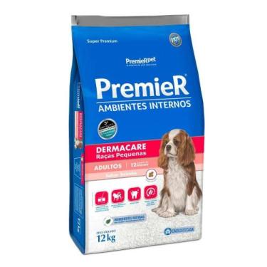Imagem de Ração Seca Premier Ambientes Internos Dermacare Salmão Para Cães Adult