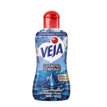 Imagem de Veja Gotas de Perfume Concentrado Algodão Água Marinha 100ml