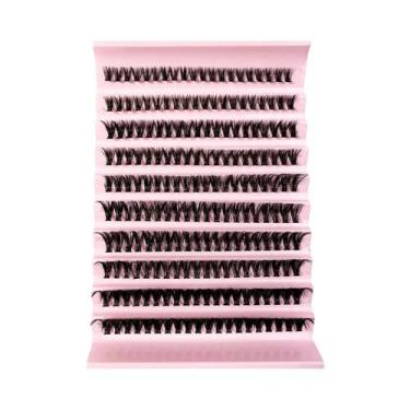 Imagem de Cílios Postiços Naturais Com Efeito Wispy, 200 Peças, 9-16MM, Curvatur