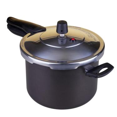 Imagem de Panela de Pressão 4.5L Antiaderente Fechamento Externo Oliveira Grafite