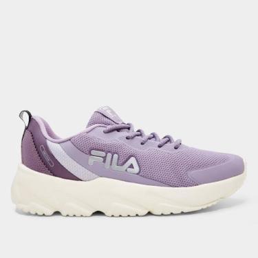 Imagem de Tênis Fila Emotion Feminino, Roxo, Prata, 35