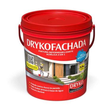 Imagem de Impermeabilizante Acrilico 3 Em 1 Drykofachada 3,6 L Dryko