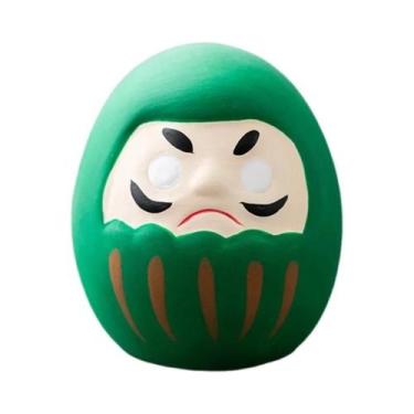 Imagem de Boneco Cerâmico Daruma Japonês Em Miniatura, Ornamento Da Sorte Para D