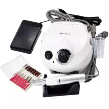 Imagem de Motor Lixadeira Pedal Nail Drill Master 30000 Rpm Unhas - Não Informad