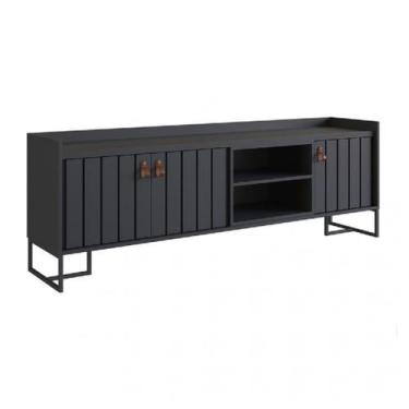 Imagem de Rack para TV Trendy 180cm Preto Metta Mobili