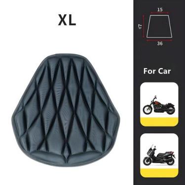 Imagem de Capa De Assento Universal Para Motocicleta M/L/XL, Almofada 3D Confort