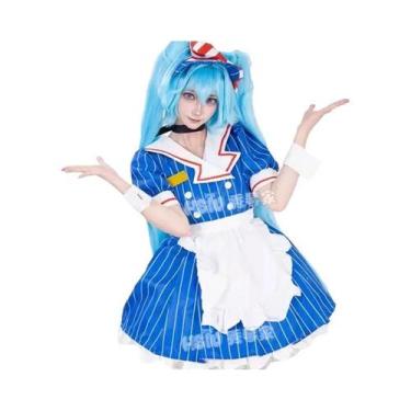 Imagem de Miku cosplay trajes anime mesmerizer uniforme halloween natal carnaval