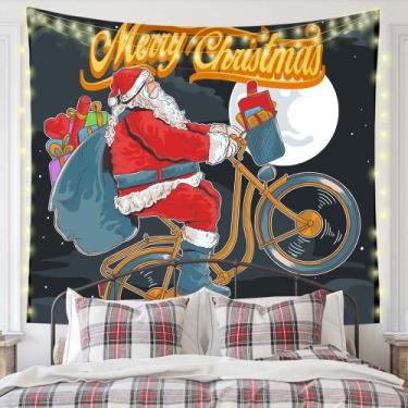 Imagem de Tapeçaria, parede de feliz Natal, 150x130cm, microtecido, fibra - yiwe