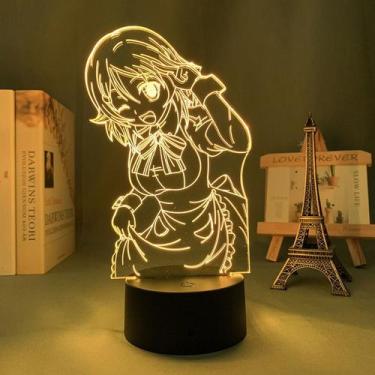 Imagem de Luz noturna LED 3D Sword Art Online Lizabeth Color Change - Yiweisai