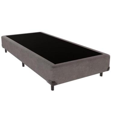 Imagem de Base Box Solteirão Cinza Outlet dos Sonhos 37x96x203
