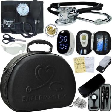 Imagem de Kit Enfermagem Maleta Medica Super Luxo Completa Promocao - Love Saude