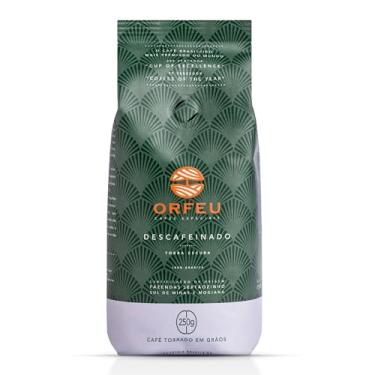 Imagem de Orfeu Café Descafeinado em Grãos, 100% Arabica, Torra Escurta, 250g