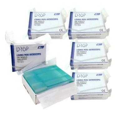 Imagem de Lâminas Foscas com Bordas Lapidadas 26x76mm - Drop - Caixa com 50 Unid