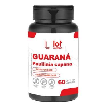 Imagem de Guaraná 500Mg 60 Cápsulas - Lot Nutrition