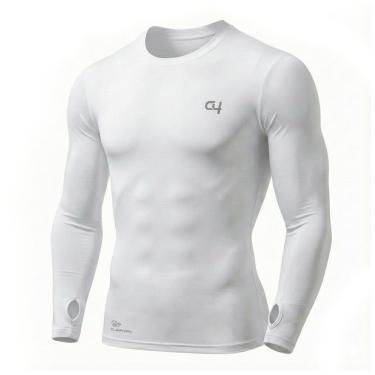 Imagem de Camisa Térmica Para Treino Estilo Com Proteção UV 50 Slim Fit, Treino, Corrida, Caminhada ou Jogo-Unissex
