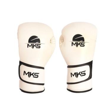 Imagem de Luva de Boxe MKS Classic em PU -, Branco, 14oz