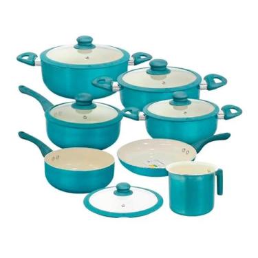 Imagem de Conjunto de panelas de indução 7 peças genebra plus al163 - Casambient