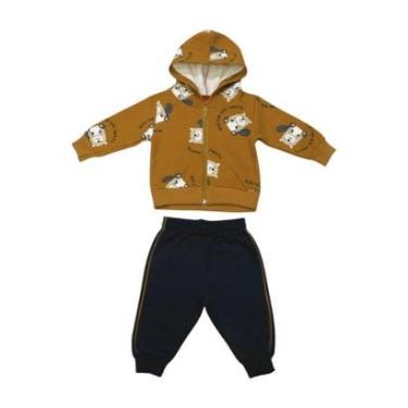 Imagem de Agasalho Infantil Estampa Castor com Capuz 1000815 - Kyly-Masculino