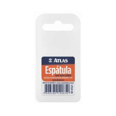 Imagem de Espátula Plástica 4,5 X 9cm Para Aplicação De Massas - Uso Com Massa Leve Atlas