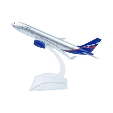 Imagem de Modelo De Avião De Metal Fundido Série A330 De 16CM, Brinquedo De Aviã