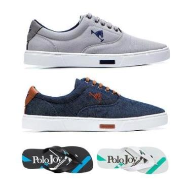 Imagem de Kit 2 Tênis Casual E 2 Chinelos Polo Joy-Masculino