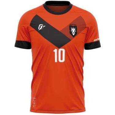 Imagem de Camiseta Filtro UV Holanda Copa Torcedor Retrô Leão-Masculino
