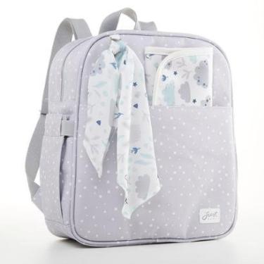 Imagem de Mochila de Maternidade Just Baby Bunny Cinza-Unissex