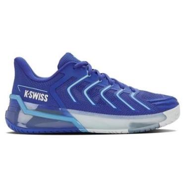 Imagem de Tênis Kswiss Ultrashot 4 Clay Tiafoe Azul e Branco Masculino-Masculino
