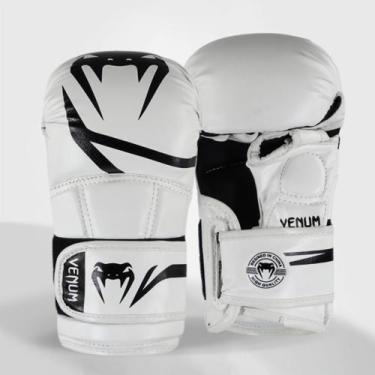 Imagem de LUVA VENUM MMA SPARRING CHALLENGER EVO 8oz - BRANCO/PRETO, G/GG