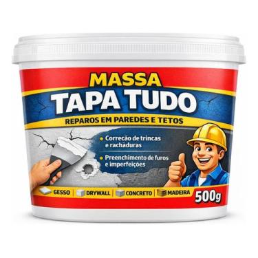 Imagem de Massa Acrilica para Vedação Tapa Tudo Cumc Branca 500g