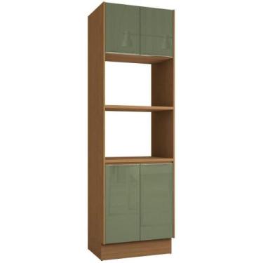 Imagem de Kit Forno E Microondas Kappesberg T630 4 Portas 70cm, CANELA/VERDE PIS