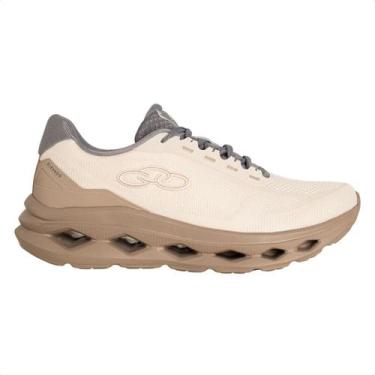 Imagem de Tênis corrida masculino olympikus elevado bege, 39, Bege